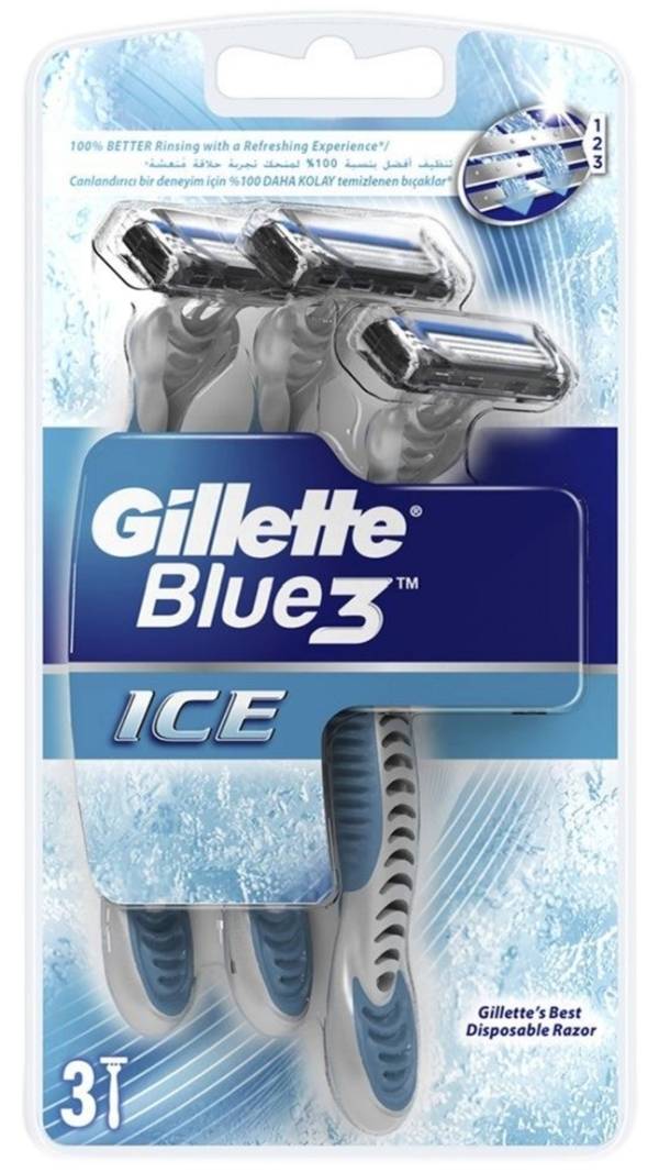 Gillette Blue3 Ice 3lü Tıraş Bıçağı